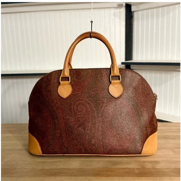 Etro Milano Bowling Top Handle Bag - Picture 3 of 9